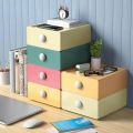Cute Large Capacity Desk Organizer Box Stackable Dust-proof Stationery Storage Rack Desktop Storage Boxes Drawer Home Office. 