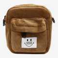 Brown Color Corduroy 3 Box Side Bag For Women. 