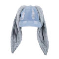 Y2k Hats New Jeans Bunny Ears Hats Kpop Outfits For Women Baseball Cap Hip-hop Beanies Grunge Girl Caps ZHANGNA. 