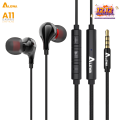 Alewa A11 Gaming Earphone | L+R Synchronized | Super Bass | Braided Strong Wire | Volume Control. 