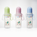 BPA Free Plastic PP Cheap Baby Feeding Bottle Food Grade Feeding Supplies PP Baby Bottle 250 Ml With Handle. 