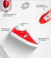 Lotto Brasil Select Red Sneakers for Men. 