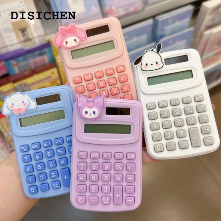 DISICHEN%20Luxury%20Sanrio%20jade%20dog%20cute%20hello%20kitty%20candy%20color%20calculator%20kuromi%20portable%20small%20computer%20student%20supplies%20anime%20-%20Image%203