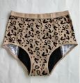 WUKA Printed High Waist Menstrual Underwear - Heavy Flow Period Panty. 