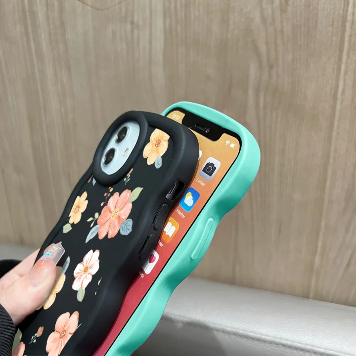 Hontinga%20for%20OPPO%20A18%20A38%20Back%20Cover%20Beautiful%20Flowers%20Pattern%20Luxury%20Soft%20Silicone%20Macaron%20Wave%20Mobile%20Case%20-%20Image%207