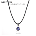 DISICHEN Portable Turkey Evil Eye Charms Necklace for Woman Blue Round Pendants Couple Chain Necklaces Lucky Jewelry 2023 Fashion Friendship Gift. 