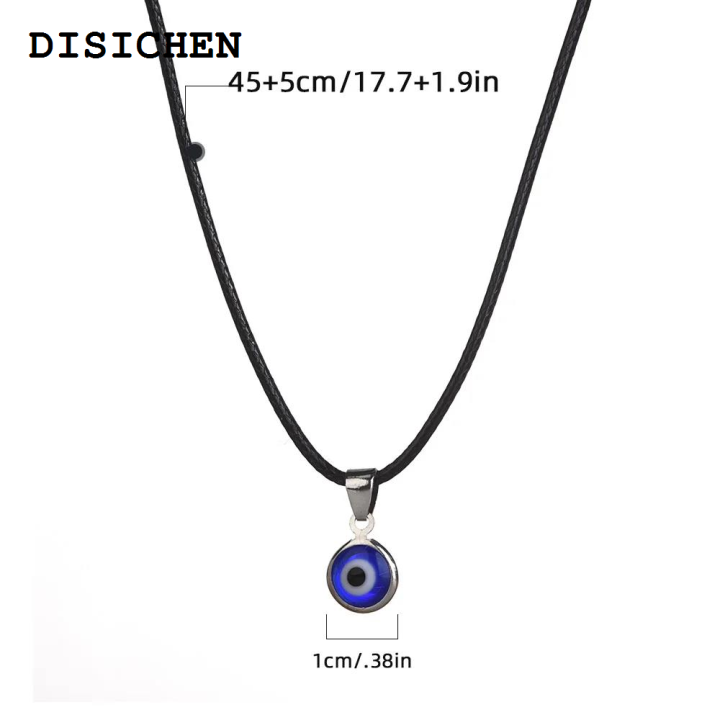 DISICHEN%20Portable%20Turkey%20Evil%20Eye%20Charms%20Necklace%20for%20Woman%20Blue%20Round%20Pendants%20Couple%20Chain%20Necklaces%20Lucky%20Jewelry%202023%20Fashion%20Friendship%20Gift%20-%20Image%207