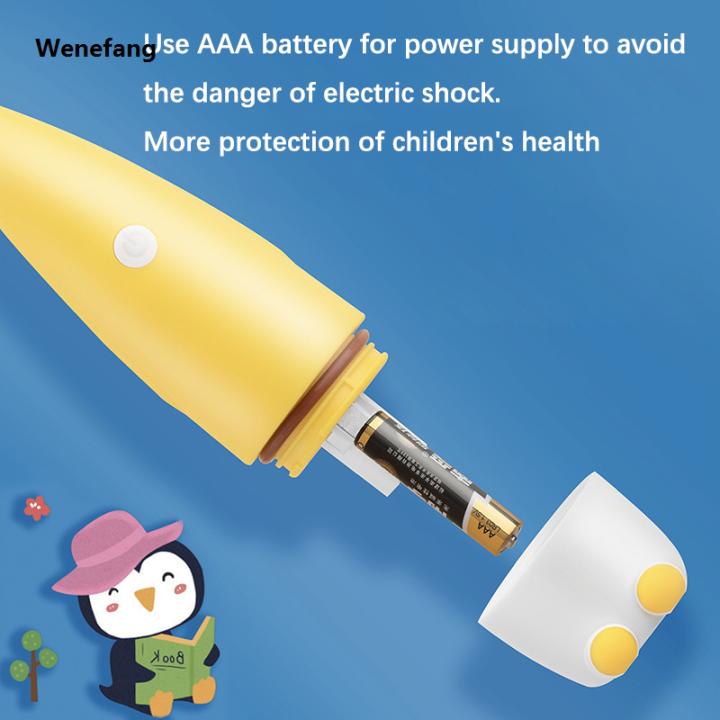 Wenefang%20Children%20Electric%20Toothbrush%20Soft%20Bristles%20Cute%20Little%20penguin%20Cartoon%20Replace%20Brush%20Head%20Baby%20Kids%20Dental%20Oral%20Hygiene%20Care%20-%20Image%206