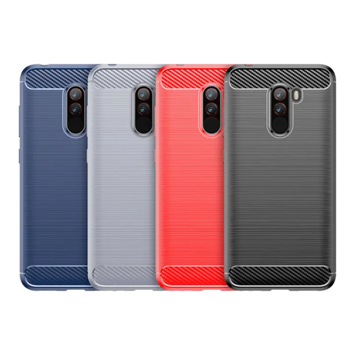 lthmy%20for%20Xiaomi%20Poco%20Phone%20F1%20Case%20Carbon%20Fiber%20TPU%20Soft%20Silicone%20Back%20Cover%20Armor%20Phone%20Case%20Casing%20-%20Image%202