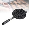 Portable Aluminum Alloy Waffle Baking Mould Pan Heat Resistant Double Sided Waffle Maker Pan Heat Press Plate With Handle Waffle Cake Mould Pot Baking Cooking. 