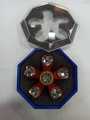 6 Diamond High Speed Metal Fidget Spinner Toy. 