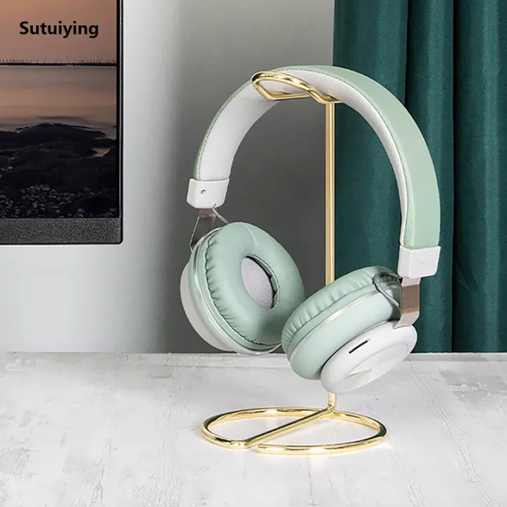 Sutuiying%201pc%20Iron%20Line%20Headphone%20Stand%20Metal%20Support%20Headset%20Stand%20Rack%20Cute%20Bluetooth%20Wireless%20Headphones%20Holder%20Support%20Gamer%20Helmet%20-%20Image%204