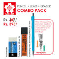Sakura Cushioning Point Mechanical Pencil (0.5) Value Pack With Polymer Lead and Foam Eraser - Mechanical Pencil |. 