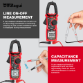 Difutagui Sutuiying HT206 Digital Clamp Meter AC DC Current NCV Multimeter Pinza Amperimetrica High Quality True RMS Capacitance Ohm Hz Temperature Voltage Test. 