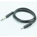 Digital Mic Cable For Amplifier DJ Console, Mixers and Guitar 1.2 Meters p38 Mono Male 6.3 mm to 3.5 mm Stereo EP Male. 