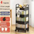 Mobile Storage Rack Trolley Household Kitchen Multifunctional Cart With Wheels Rack Bedroom Multi-Layer Storage Home Accessories. 