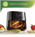 PHILIPS HD9252/90 With Touch Panel, uses up to 90% less fat, 7 Pre set Menu, 1400W, 4.1 Liter, with Rapid Air Technology Air Fryer. 