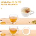 Tea Bags, 300Pcs Disposable Empty Tea Bags Tea Infuser Drawstring Teabags Safe Natural Material Tea Bags for Loose Leaf Herbs Teas, Round Shape. 