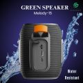 Green Melody-15 | Portable Bluetooth Speaker |  15 Watt | Heavy Bass | 8 Hours | RGB Light | Type-c |  2500 mAh. 