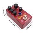 Sojhoop Audio G IV RED Channel Preamp/Overdrive/Distortion Pedal Guitar Bass Effect Pedal & Four Models with True Bypass. 