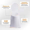 Toilet Stool | Commode Chair For Patients | Portable Toilet Seat For Adult, Handicap People. 