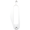 FORIDE 4X Guitar Pickup Frame Mounting Ring Single Coil Metal Flat Humbucker Pickup Ring for TL Style Electric Guitars(Silver). 