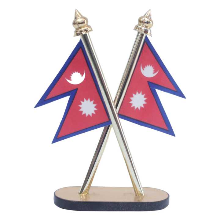 Nepal Cross Flag For Dashboard