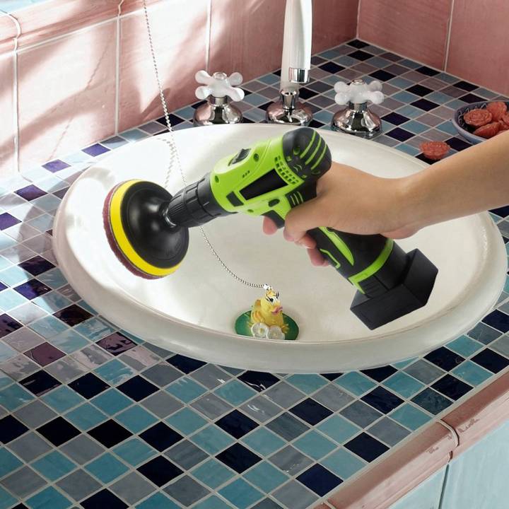 JAERBEE%202X%204%20Inch%20Drill%20Power%20Brush%20Tile%20Scrubber%20Scouring%20Pads%20Cleaning%20Kit,%20Heavy%20Duty%20Household%20Cleaning%20Tool%20-%20Image%202