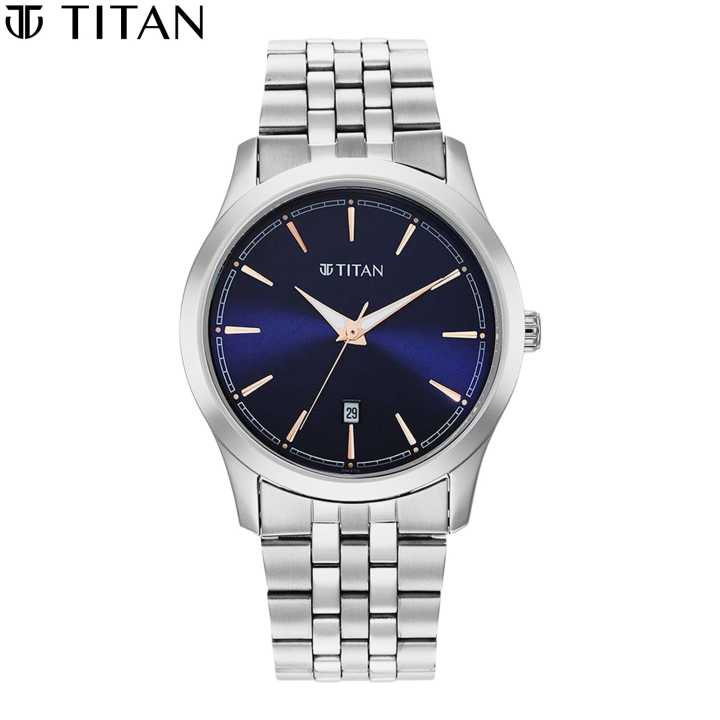 Titan Trendsetters Blue Dial Analog Watch for Men -1823SM02