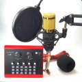 Bm-800 Microphone Complete Set (L8 Soundcard, BM800 Microphone. 