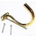 2 Pieces Snooker Billiard Table Cue Brass Hook Suit for Hold Bridge Stick Pool Rack Billiard Table Cue Brass Hook. 