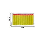 Toys World | Soft Bullet Refill Soft Foam Bullet for Nerf Series Blaster Gun Kid Toy Gun (Yellow 50pcs). 