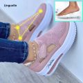 Linguolin Sneakers Women Shoes Woman Tennis Shoes Canvas Shoe Female Casual Shoes Ladies Sport Shoes Platform Sneaker Hollow Out Shoes. 