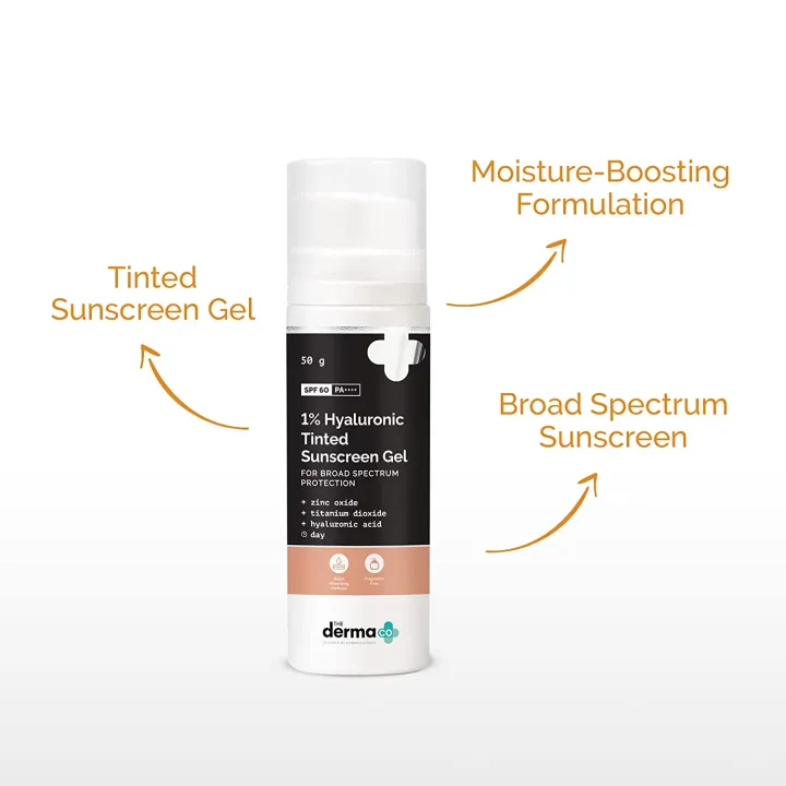 The%20Derma%20Co%201%25%20Hyaluronic%20Tinted%20Sunscreen%20Gel%20for%20Broad%20Spectrum%20Protection%20SPF-60,%2050g%20-%20Image%202