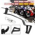Kqueebee Universal Motorcycle Rear Hydraulic Brake Lever Pedal & Spring Motorbike Foot Rest for Pit Dirt Bike 50Cc 110Cc 125Cc. 