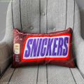 Male Seat Cushion Bed Pillowcase 4 Room Cushion Cover Sofa Fun Chocolate Snickers Rack Pillowcase Lying 0x60cm Pillowcase Car Office. 
