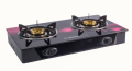 Homeglory Gas Stove 2 Burner Glass top HG - GS Auto. 