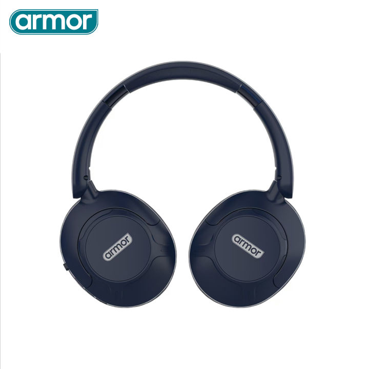Armor DELTA 5 Foldable Wireless Bluetooth Headphones | 15H Playback, HiFi Bass, Clear Calling, Aux/TF Card Support, Type-C Fast Charging | BT 5.3 | 6 Months Warranty