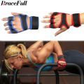 HOT 1Pair Cross Training Gloves Wrist Support Fitness WOD Weightlifting Gym Workout Ventilated Men Built-in Workouts Women Exercise. 