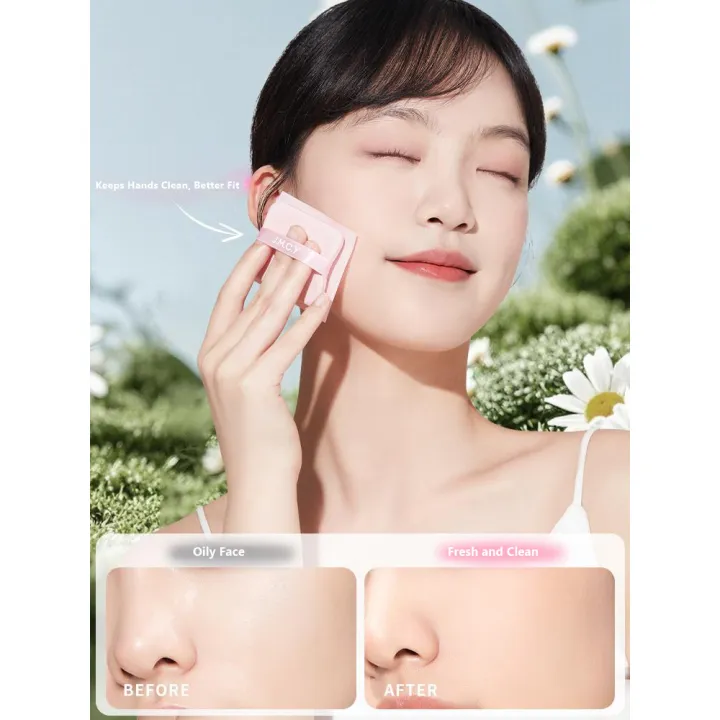 Portable%20With%20Puff%20Oil%20Control%20Blotting%20Paper%20With%20Mirror%20Lightweight%20Face%20Shine%20Remover%20Compact%203-in-1%20Blotting%20Paper%20for%20Summer%20Travel%20-%20Image%202