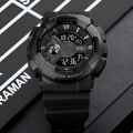 SKMEI 1828 casual men and women multi-function digital sporty quartz watch - Black. 