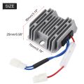 Electric Start Parts 12V DC Voltage Regulator 178F/186F 2 Plugs/3 Wires Power Stabilizer Rectifier for KDE3500 5000 6500 6700 Generator Generators. 