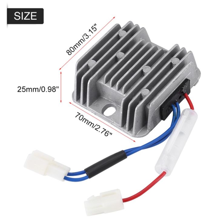 Electric%20Start%20Parts%2012V%20DC%20Voltage%20Regulator%20178F/186F%202%20Plugs/3%20Wires%20Power%20Stabilizer%20Rectifier%20for%20KDE3500%205000%206500%206700%20Generator%20Generators%20-%20Image%204