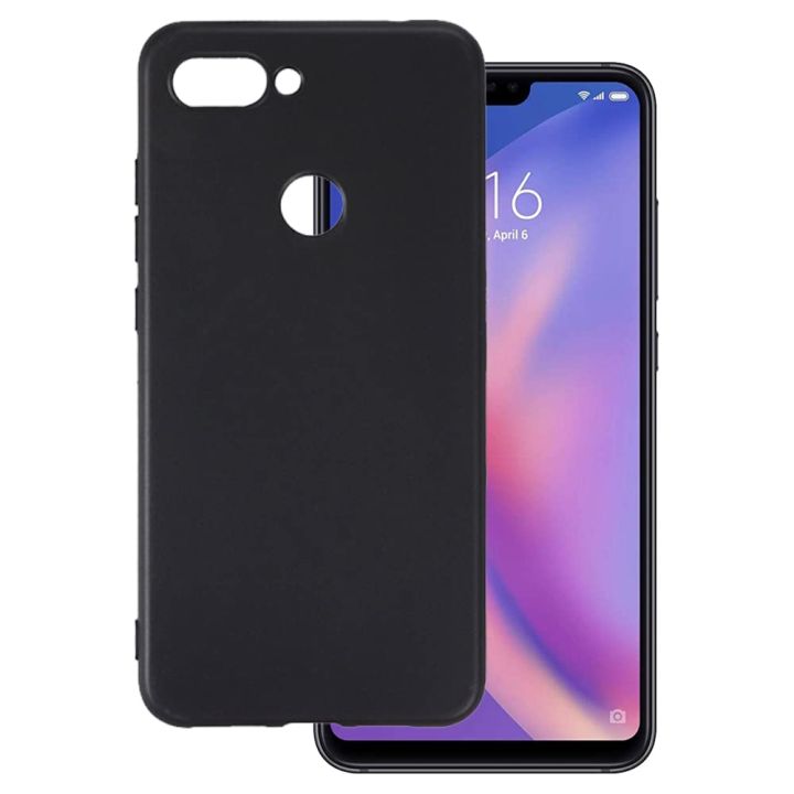 Silicone Case for Xiaomi Mi 8 Lite  - Camera Protective Flexible Phone Back Cover