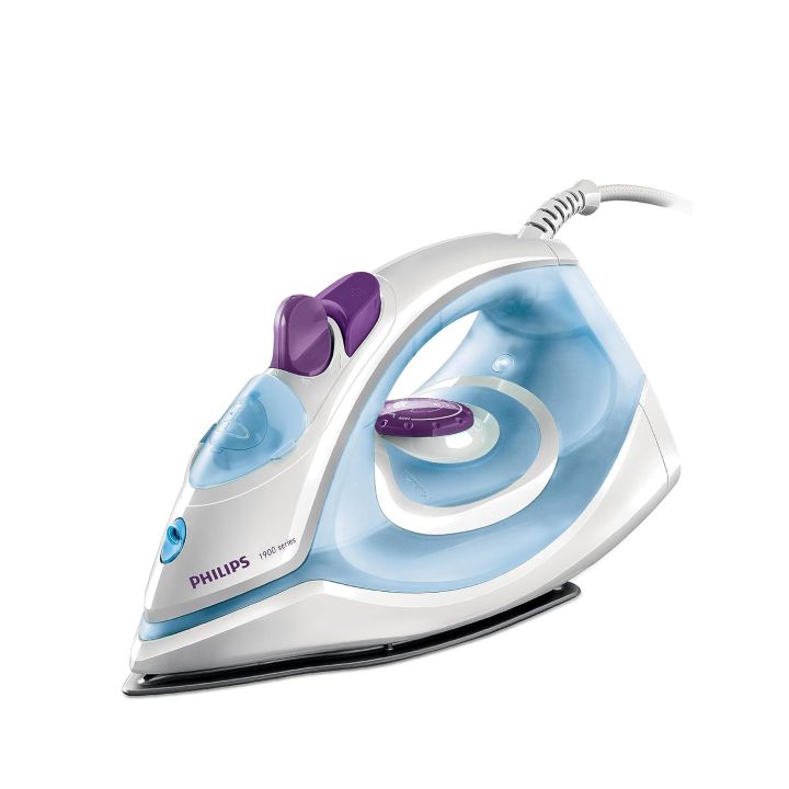 Philips%20Steam%20Iron%20GC1905/%201903%20/%2021%20(World%20no.%201%20Ironing%20Brand)%20%E2%80%93%20Black%20non-stick%20soleplate,%20Powerful%2017gm/min%20steam%20output%20&%201300%20W%20Quick%20heat-up%20-%20Image%202
