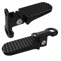 Bike Pedals Folding Bicycle Foot Pegs Rear Seat Footrest Pedals for Mountain Bike E-Bike. 