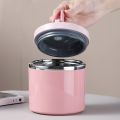 Leakproof Lunch Bento Box Stainless Steel Soup Cup Food Container Thermal Lunch Breakfast Cup 1000ML Green. 