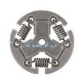 Durable Aluminum Alloy Clutch Replacement Dark Silver Compact String Trimmer Parts Easy to Install Brushcutter Parts for CS370 CS400 CS440 CS450 CS400F CS370F. 