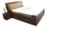 Shisham Wood King Size Double Bed 5 fit * 6.5 fit with side box free. 