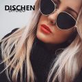 DISCHEN New style Small Vintage Cat Eye Sunglasses Woman Vintage Red Black Sun Glasses Female Ladies Cateyes Sunglass 2018 Retro Glasses. 